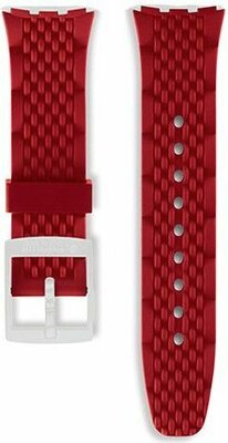 Silikonový řemínek Swatch ASUSM403 20mm (pro Swatch), červený