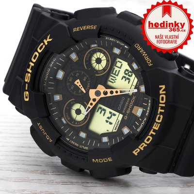 Casio G-Shock Original GA-100GBX-1A9ER Black & Gold Special Edition