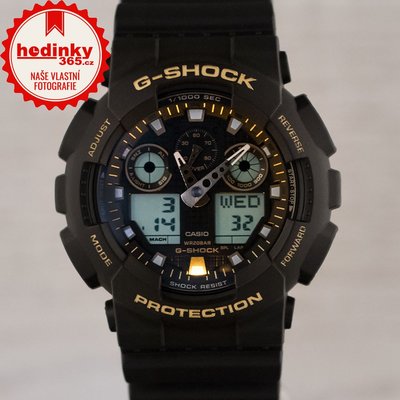 Casio G-Shock Original GA-100GBX-1A9ER Black & Gold Special Edition