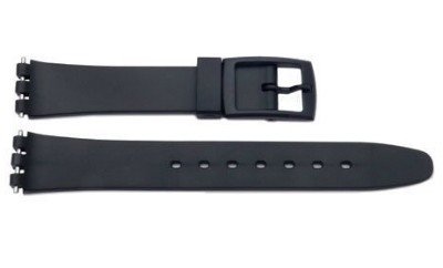 Plastový řemínek Swatch AL0000 14mm (pro Swatch), černý