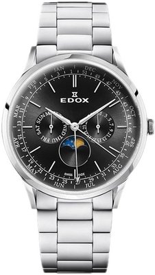 Edox Les Vauberts Moon Phase 40101 3M NIN