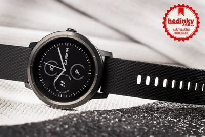 Garmin Vívoactive 3 Optic Grey PVD, Black band