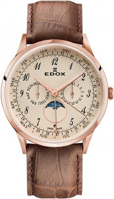 Edox Les Vauberts Moon Phase 40101 37RC BEBR