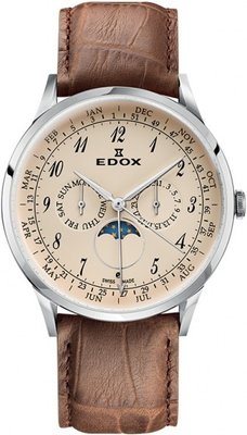 Edox Les Vauberts Moon Phase 40101 3C BEBN