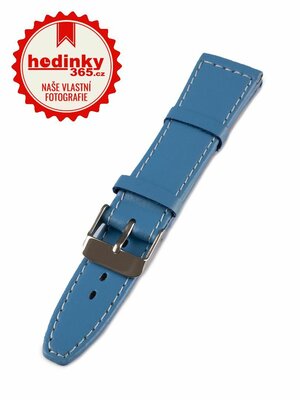 Kožený řemínek Mavex A-51-E1, modrý