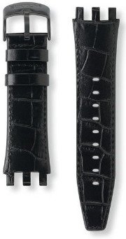 Unisex černý kožený řemínek ASVGB400