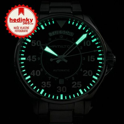 Hamilton Khaki Pilot Day Date Automatic H64615135 (Interstellar)