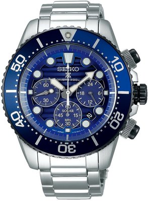 Seiko Prospex Sea Solar Diver's Chronograph SSC675P1 Save the Ocean Special Edition