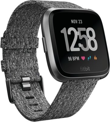 fitbit versa woven charcoal