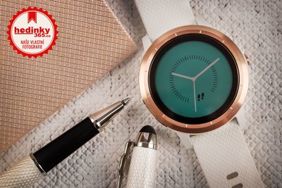 Garmin Vívoactive 3 Optic Rose Gold, White band