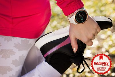 Garmin Vívoactive 3 Optic Rose Gold, White band