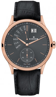 Edox Les Vauberts Date Retrograde 34500 37R GIR