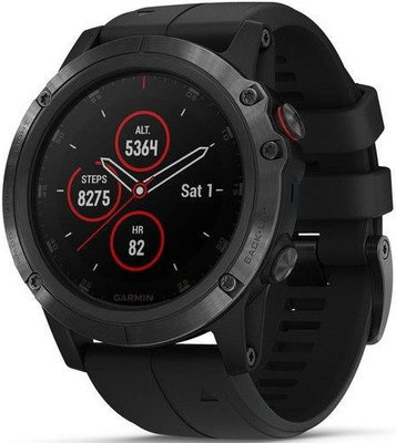 Garmin Fenix 5X Plus Sapphire Black, Black Band1 (rozbalené)