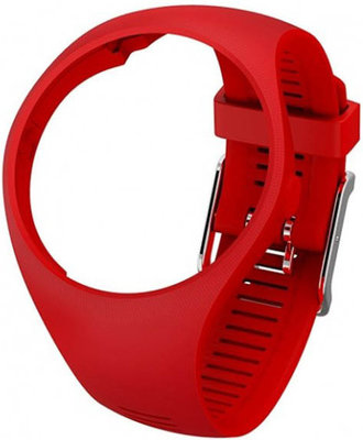 Unisex silikonový řemínek Polar k hodinkám M200 červený M/L