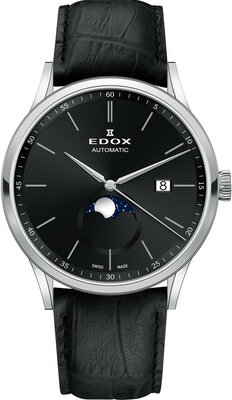 Edox Les Vauberts Le Grande Lune Automatic Moon Phase 80500-3-NIN