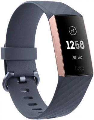 Fitbit Charge 3 - Rose Gold / Blue Grey FB409RGGY-EU
