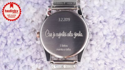 Gravírování hodinek