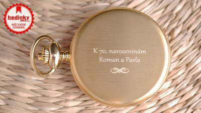 Gravírování hodinek