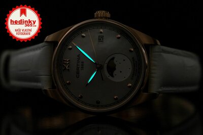 Certina DS-8 Lady Quartz Moon Phase COSC Chronometer C033.257.36.118.00
