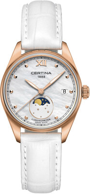 Certina DS-8 Lady Quartz Moon Phase COSC Chronometer C033.257.36.118.00