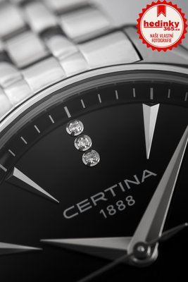 Certina DS Action Lady Quartz Precidrive COSC Chronometer Diamonds C032.051.11.056.00