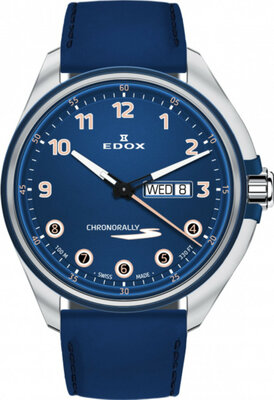 Edox Chronorally-S Quartz Day Date 84301-3BUCBUBUB