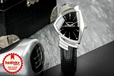 Hamilton Ventura Quartz H24411732 (Men in Black)