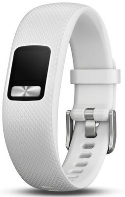 Silikonový řemínek Garmin (pro Vívofit 4), White, Velikost S/M, 010-12640-12