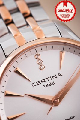 Certina DS Action Lady Quartz Precidrive COSC Chronometer Diamonds C032.051.22.036.00