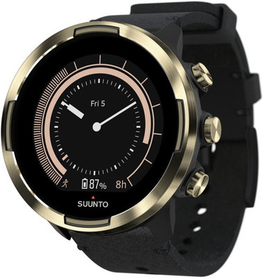 Suunto 9 G1 Baro Gold Leather Limited Edition (+ náhradní silikonový řemínek) (II. Jakost)