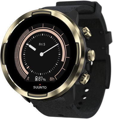 Suunto 9 G1 Baro Gold Leather Limited Edition (+ náhradní silikonový řemínek)