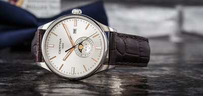 Certina DS-8 Quartz Moon Phase COSC Chronometer C033.457.16.031.00