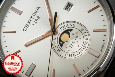 Certina DS-8 Quartz Moon Phase COSC Chronometer C033.457.16.031.00