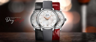 Mido Baroncelli II Lady Day & Night Automatic M039.207.16.106.00 (+ 2x náhradní řemínek)