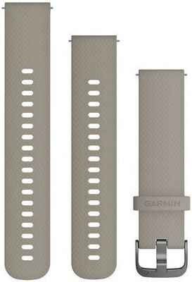 Řemínek Garmin Vívomove Optic/Vívoactive 3, silikonový, béžový + prodloužená část