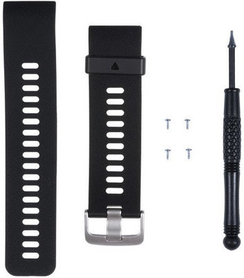 Silikonový řemínek Garmin (pro Forerunner 35), černý, S00-00677-00