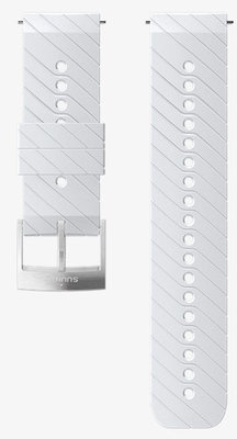 Silikonový řemínek Suunto 24mm (pro Suunto Spartan Sport, Spartan Sport Wrist HR/Baro, Suunto 9), bílý V1