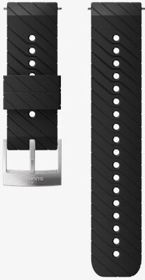 Silikonový řemínek Suunto 24mm (pro Suunto Spartan Sport, Spartan Sport Wrist HR/Baro, Suunto 9), černý
