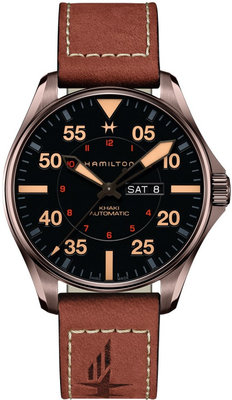 Hamilton Khaki Aviation Pilot Day Date Automatic H64705531