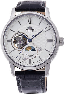Orient Classic Sun and Moon Open Heart Automatic RA-AS0005S10B