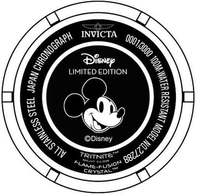 Invicta Disney Quartz Chronograph 27288 Mickey Mouse Limited Edition 3000pcs