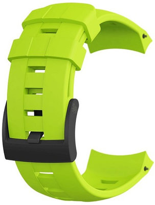 Silikonový řemínek k hodinkám Suunto Ambit3 Vertical Lime/Black
