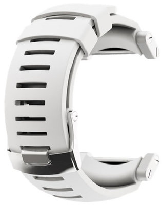 Silikonový řemínek k hodinkám Suunto Core White/Silver