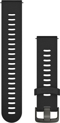 Silikonový řemínek Garmin (pro Forerunner 645), černý, Quick Release