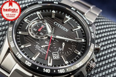 Citizen Sports Eco-Drive Chronograph Super Titanium CA4444-82E