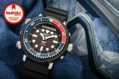 Seiko Prospex Sea Solar Diver's PADI SNJ027P1 "Arnie Pepsi"
