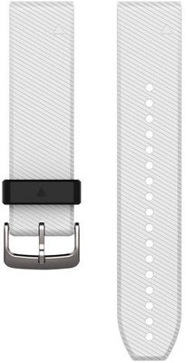 Silikonový řemínek Garmin 22mm (pro Garmin Fenix 8/7/6 (47mm), Epix 2 aj.), bílý V4, QuickFit, 010-12500-01