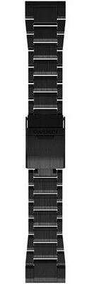 Titanový náramek Garmin 26mm (pro Garmin Fenix 8/7X/6X (51mm), Tactix aj.), černý V2, QuickFit, 010-12580-00