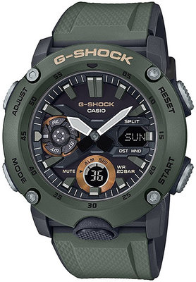 Casio G-Shock Original GA-2000-3AER Carbon Core Guard