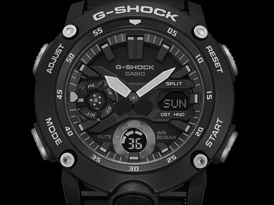Casio G-Shock Original GA-2000S-1AER Carbon Core Guard
